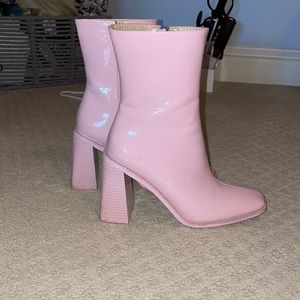 Pink dollskill booties